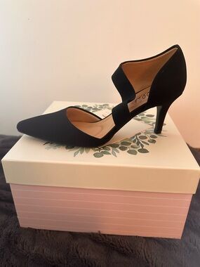 Abella Black Pointed Heel